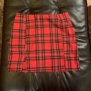 Plaid skirt